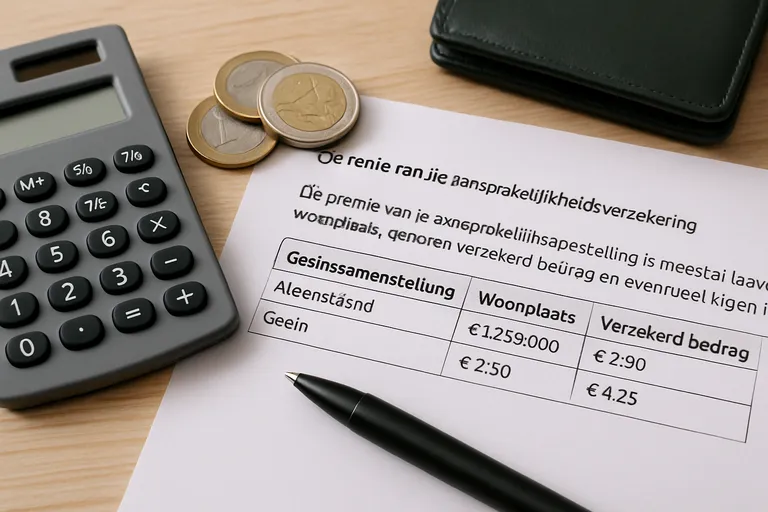 Kosten, bedragen en voorwaarden