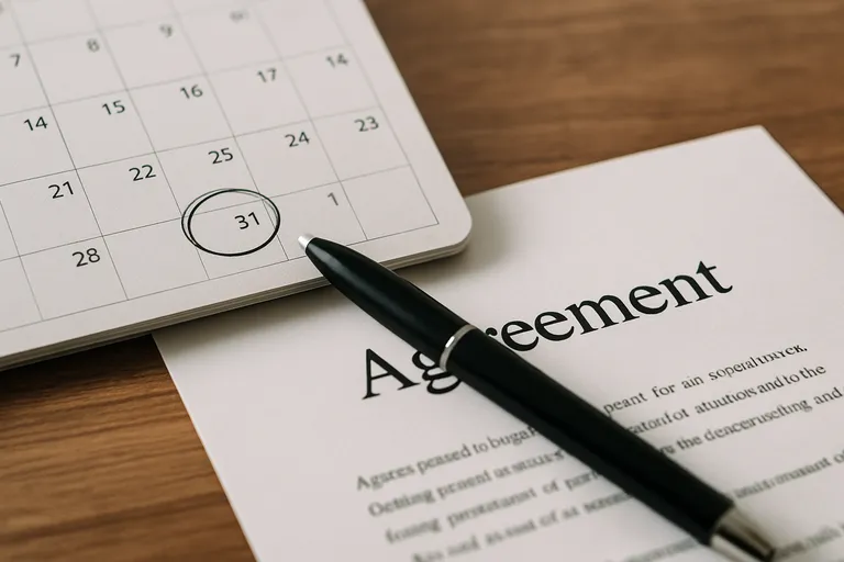 Wanneer eindigt een overeenkomst van rechtswege?