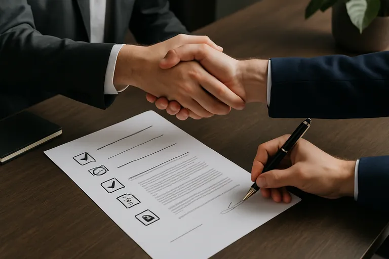 Zo sluit je stap-voor-stap een overeenkomst